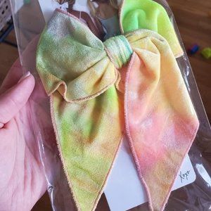 Velvet TieDye Bow- Baby Bling Bows